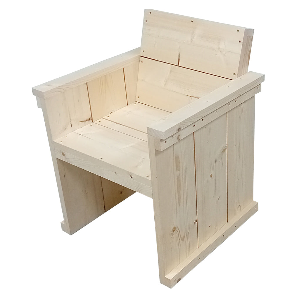 Steigerhout Tuinstoel Bouwpakket